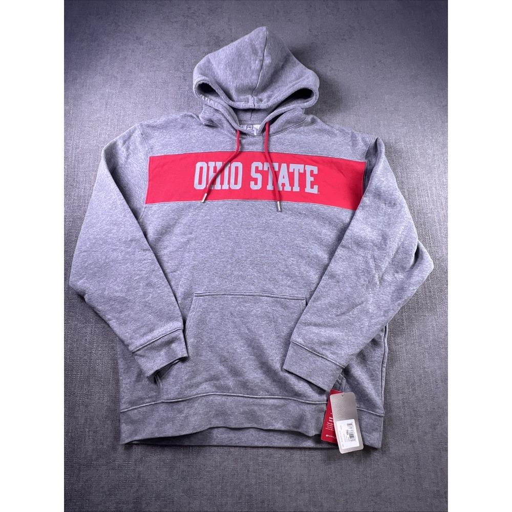 Pro Edge Ohio State Hoodie Men's XL Gray Graphic Print Fan Gear School NWT